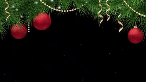 Christmas and New Year frame loop