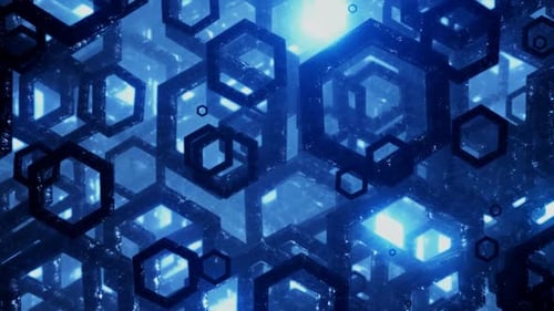 Dunkle Hexagone Hintergrund