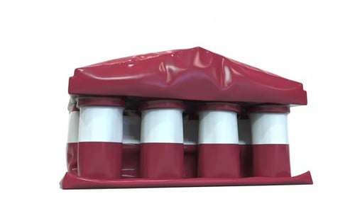 Fluid Inflatable Corporate Building Animation