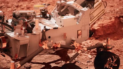 Mars Rover Perseverance Exploring the Red Planet