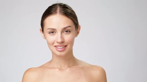 Smiling Young Woman Posing