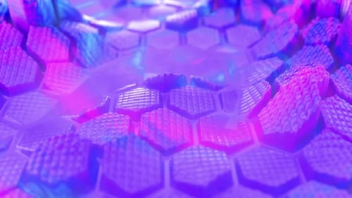 Gradient Shape Flowing Motion Backdrop