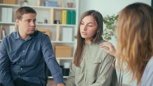 Group Therapy Session in Bright Office