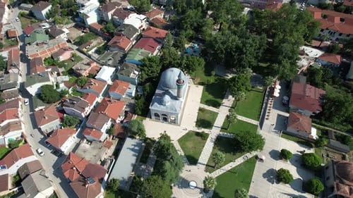 Aerial Green Moschee