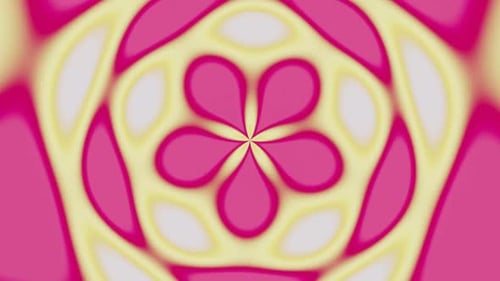Abstrakte Blume Looping-Hintergrund