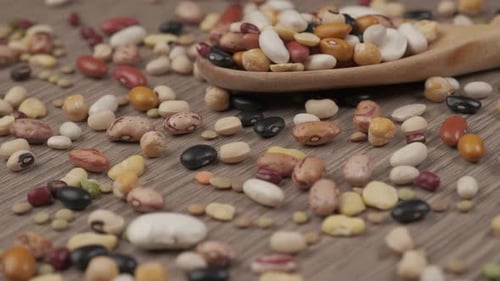 Mixed Beans Legume, Vegan Vegetarian Mediterranean Diet