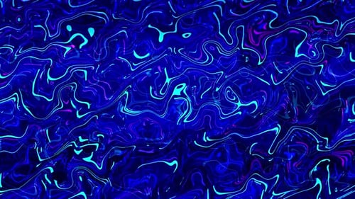 Glatter blauer flüssiger