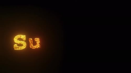 the Text SUBSCRIBE in the Form of Letters Gradually Lighting Up