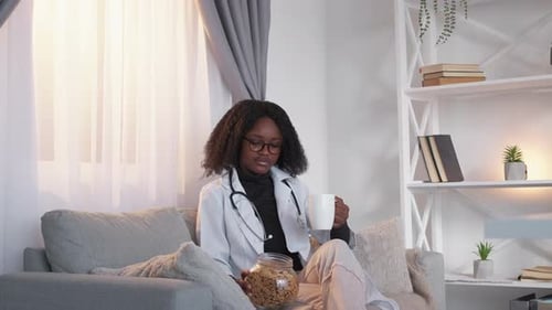 Pausa para el almuerzo, trabajo, merienda, doctor