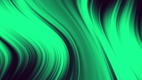 Abstract Green Color Liquid Background Loop
