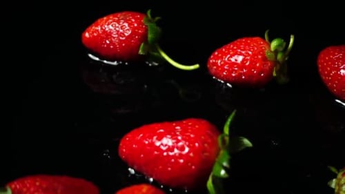 Falling Strawberry
