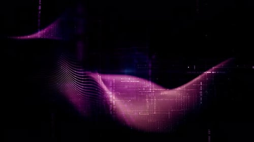 Futuristic Dynamic Tech Data Flow Abstract Background