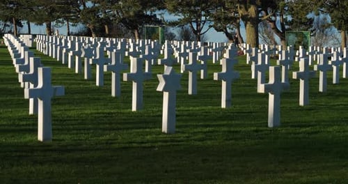 American war cemetery, Colleville sur Mer, Manche,France