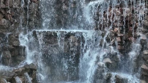 Small Waterfall Slow Motion