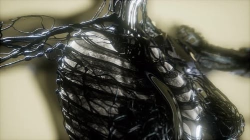 3D Animation of Human Vascular System and Ribs