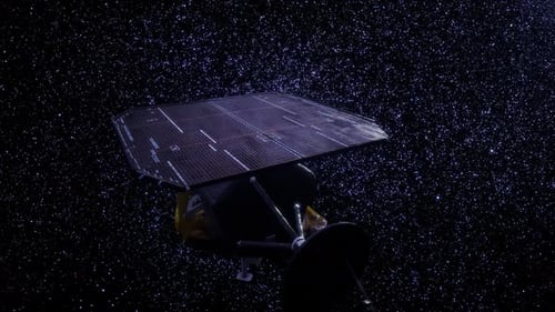 Satellite Orbiting Through a Star-Filled Galaxy