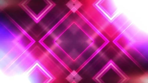 Abstrato colorido caleidoscópico Loopable Motion Graphic fundo