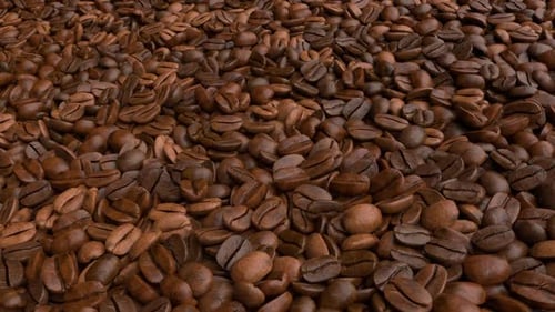 Flying Over The Coffee Beans Loop