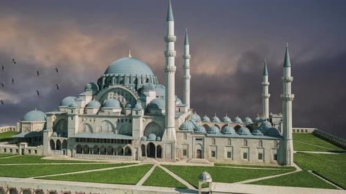 concept de mosquée de Suleymaniye Istanbul arrière-plan isolé mosquée de Suleymaniye.