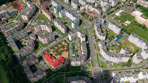 Panoramic view of the city