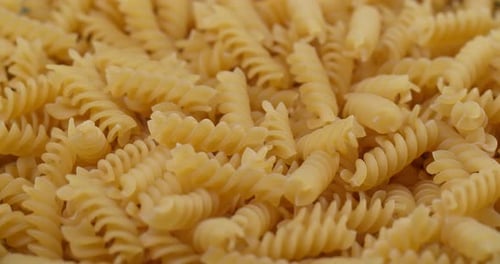 Fusilli close up