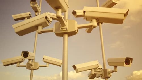 Animated CCTV Security Cameras for Constant Surveillance