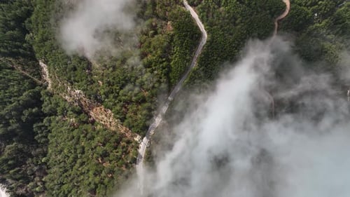 Background Clouds Texture aerial view 4 K