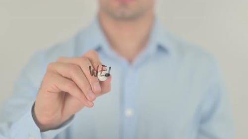 Processus de conception Web, écriture sur écran transparent