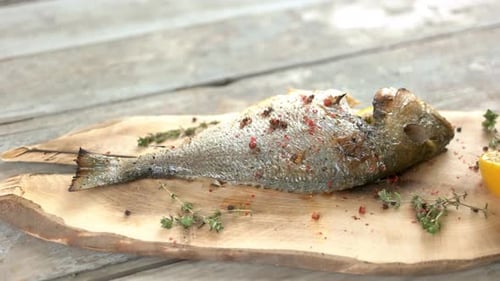 Delicious Grilled Fish with Lemon and Herbs