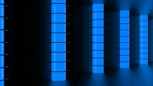 Blue Abstract Background Loop 4K