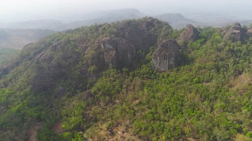 Mountain Landscape Jawa Island Indonesia
