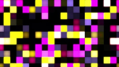 Digital High Tech Square Small Dot Moving Background, Data Technology Animation High Tech Background