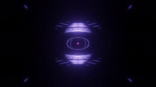 Futuristic Neon Abstract Light Rays Burst Background