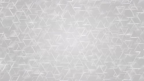 Abstract White Geometric Line Triangles Loop Motion Background
