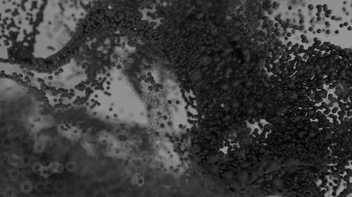 Dynamic Abstract Swirling Particle Flow Background
