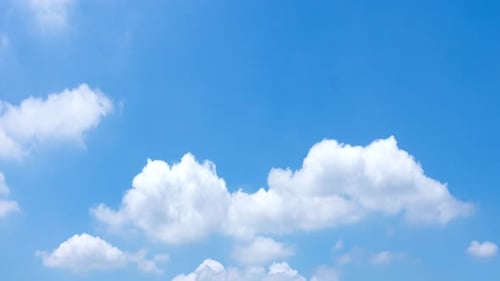 Sunny clear blue sky