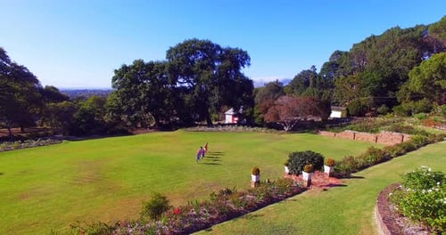 Kids playing in park