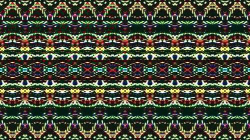 lines in a multicolor texture. Fluid with green and red reflection. Background