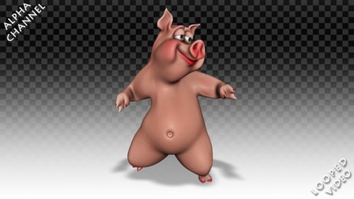 Comic Pig - Dance Rock-n-Roll