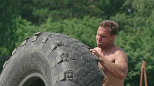Building Power through Tire Workout