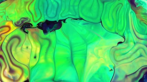 Abstract Colorful Sacral Liquid Waves Texture 865