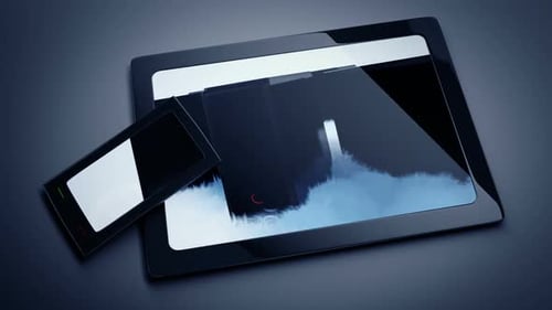 The concept of cloud computing system placed inside mobile devices. HD
