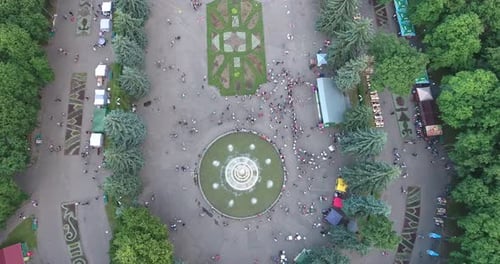 Fountain In City Park