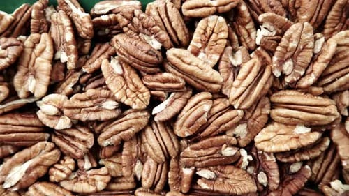 Pecan Nuts As Food Background