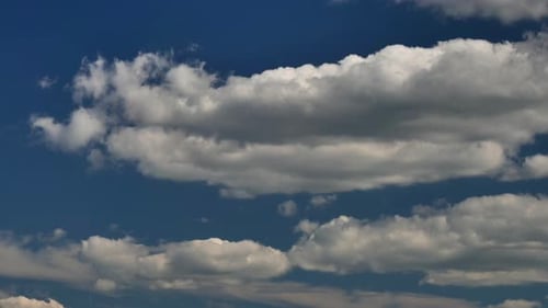 Time Lapse Clip of White Fluffy Clouds