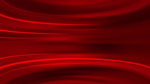 Dynamic Red Fluid Lines Abstract Looping Background Animation