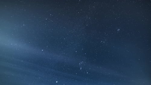 Wide Shot of a Night Sky with Twinkling Stars