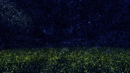 Abstract Flowing Glitter Particles Background