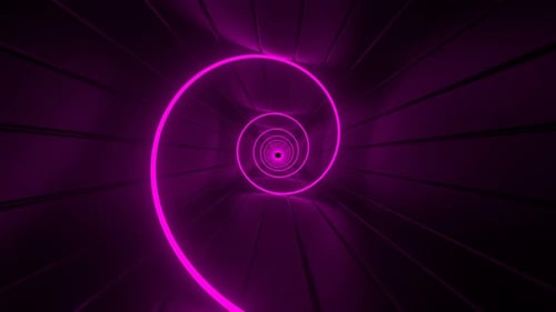 Spiral Tunnel Background 4K