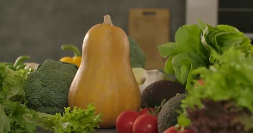 Butternut Squash and Other Fresh Vegetables